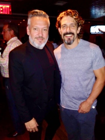 Diego Kolankowsky y Brandon Williams, actor de la obra