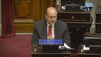 El senador santafesino y aspirante