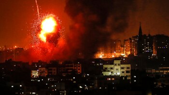 Israel atacó a Hamas en
