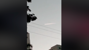 Cuerpo celeste visto la madrugada