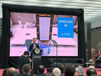 Mauricio Macri durante la presentación