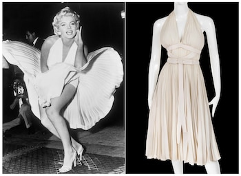 Vestido de Marilyn Monroe que