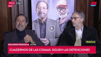 Guillermo Francella y Luis Brandoni