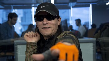 Hernán Coronel, en el estudio