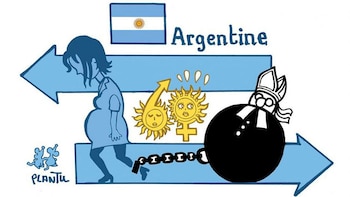 La caricatura con la que