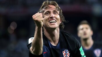 El croata Luka Modric se