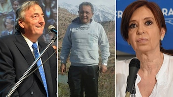 Néstor y Cristina Kirchner, y