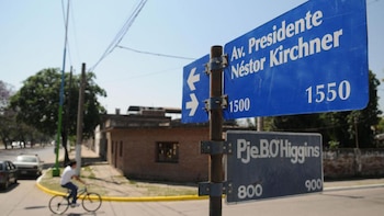 La calle Néstor Kirchner en