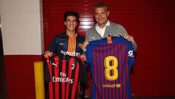 Intercambió su camiseta con Daniele Massaro