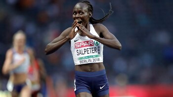 (AP) Salpeter perdió un lugar en el podio por un error