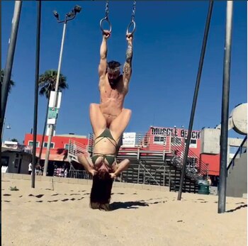 Miriam Lanzoni entrena junto am