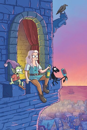 Durante años, Groening fue anotando