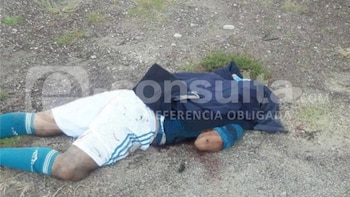 El jugador quedó tendido en