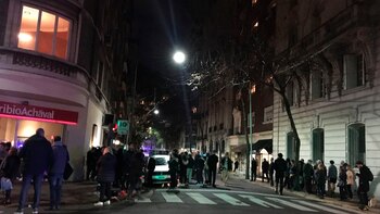 El allanamiento se realiza en