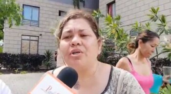 Limbania Ramírez, víctima del desalojo