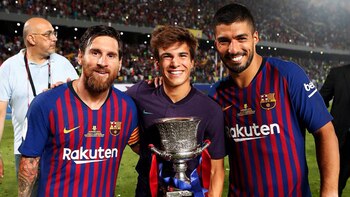 Riqui Puig realizó la pretemporada