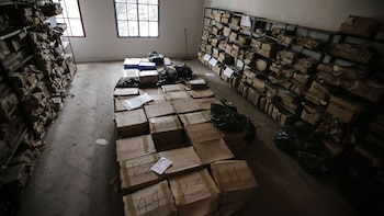 Imágenes del archivo intermedio donde