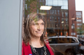 Christine Hallquist. REUTERS/Caleb Kenna