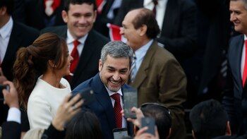 El presidente saludó a la