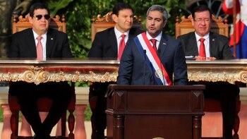 Mario Abdo Benítez prometió combatir