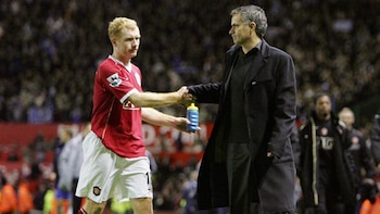 Scholes y Mourinho, cuando el