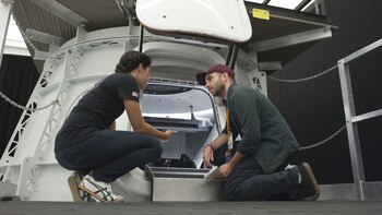 Hangar de SpaceX situado en