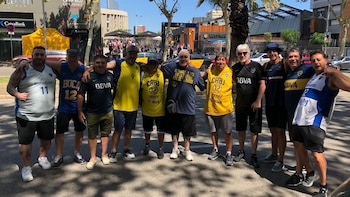 Parte de la “delegación”, con