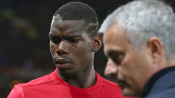 Paul Pogba no está cómodo