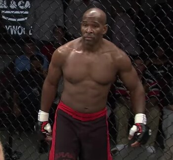 Ariel Gandulla en un combate