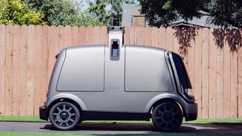 Un vehículo autónomo llamado R1. Kroger comenzará a probar entregas de comestibles usando autos sin conductor fuera de Phoenix (The Kroger Co./via AP)