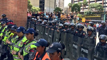 La movilización fue retenida a