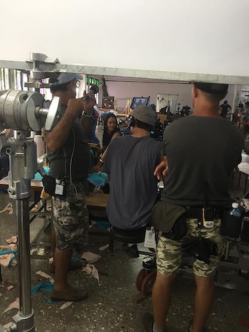 El rodaje de “Gueva Island”