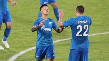 Driussi y Dzyuba (Twitter: Zenit_spb)