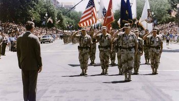 El ex presidente George H.