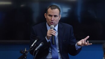 El disidente cubano José Daniel Ferrer habla durante una rueda de prensa en Washington, DC, en junio de 2016 (Archivo. Martí Noticias)