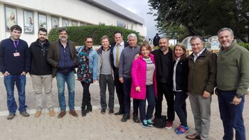 Parlamentarios chilenos de visita en