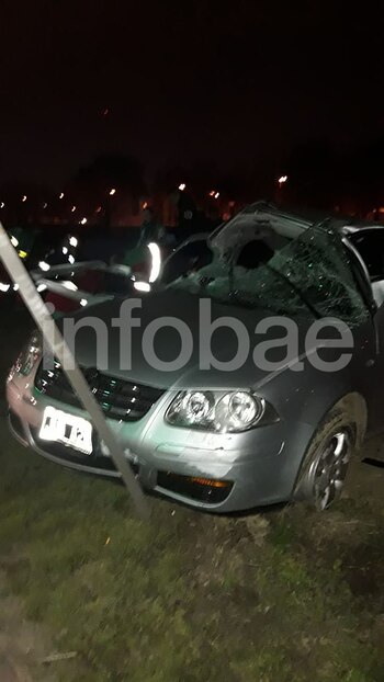 El policía murió tras ser golpeado por el auto