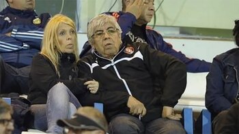 Hugo Moyano y Liliana Zulet