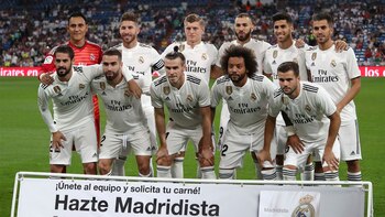 El plantel del Real Madrid