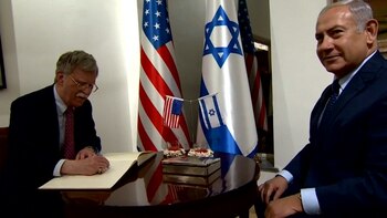 Netanyahu aseguró que Bolton es