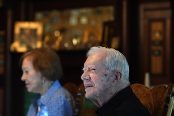 El ex presidente Jimmy Carter