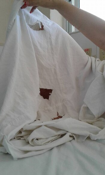 La señora Flora, de 92