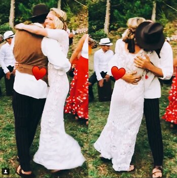 Robin Wright y Clément Giraudet