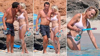 Robin Wright y Clément Giraudet