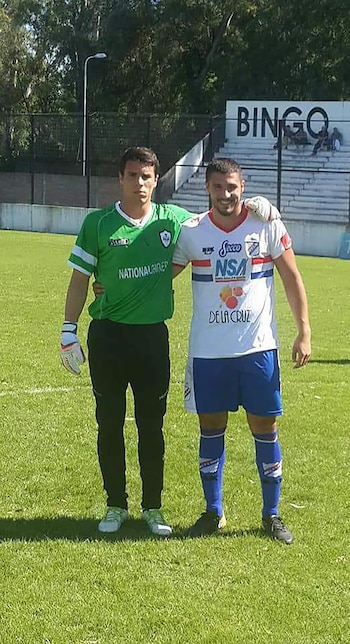 Ghiglione con su hermano Juan