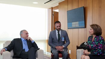 Laura Chinchilla fue recibida este