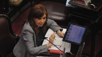 Cristina Kirchner en el Senado (Patricio