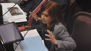 Cristina Kirchner en el Senado