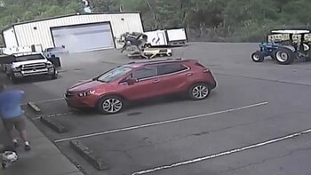 El momento del impacto