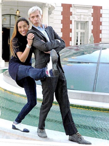 Una pareja que tuvo altibajos